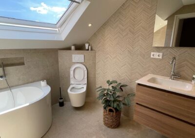 Badkamer Arnhem beige