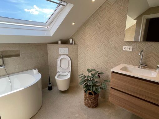 Badkamer Arnhem beige